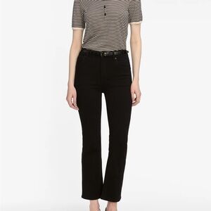 Frame Le Crop Mini Boot Black Jeans Size 26